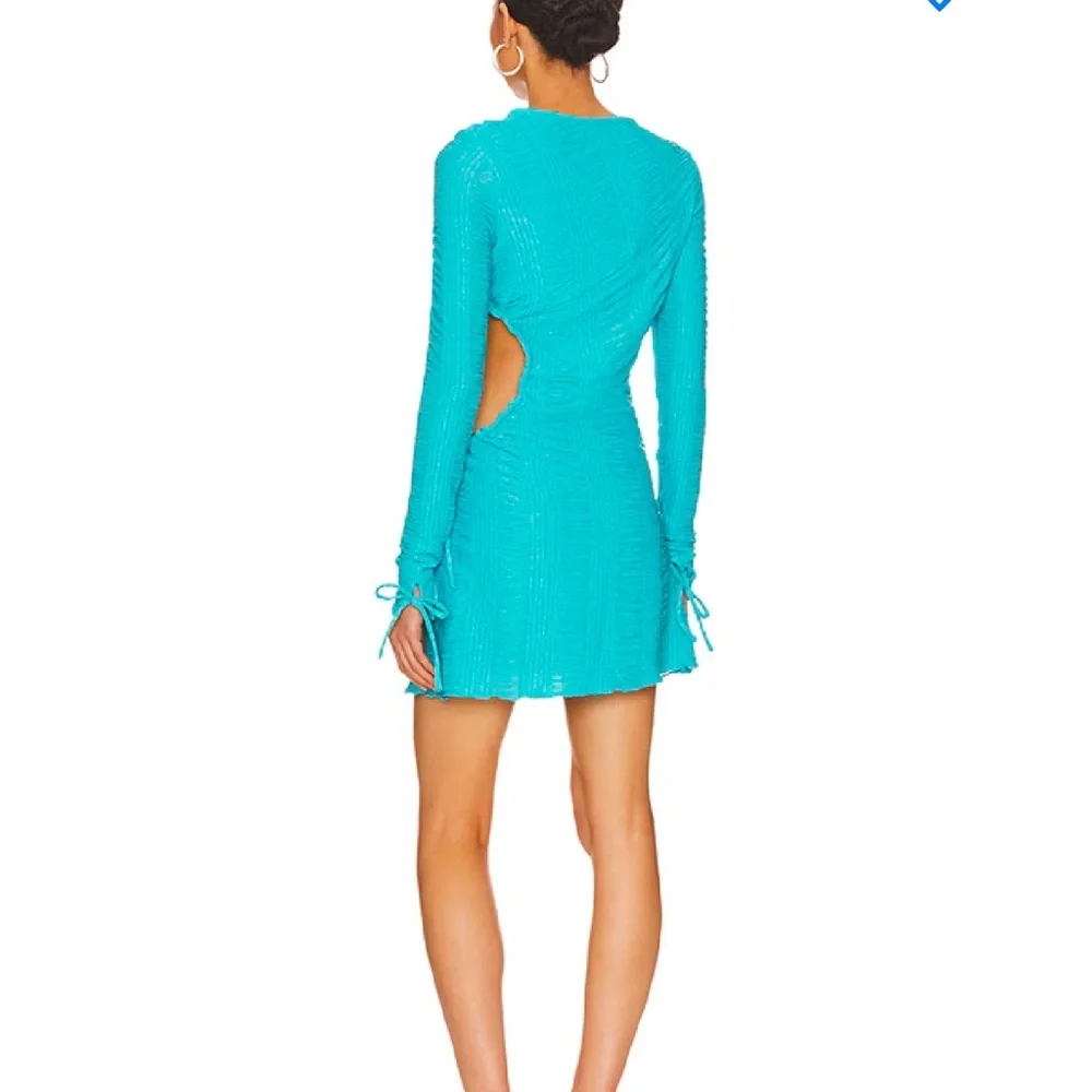 Chic Turquoise Cutout Dress by Superdown - Picture 2 of 4